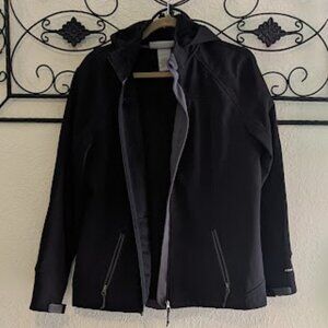 Free Country Black Hooded Jacket | Women’s Size XL